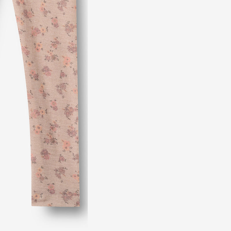 Wheat Wool Wool Leggings Agi Legging 1358 lilac flowers