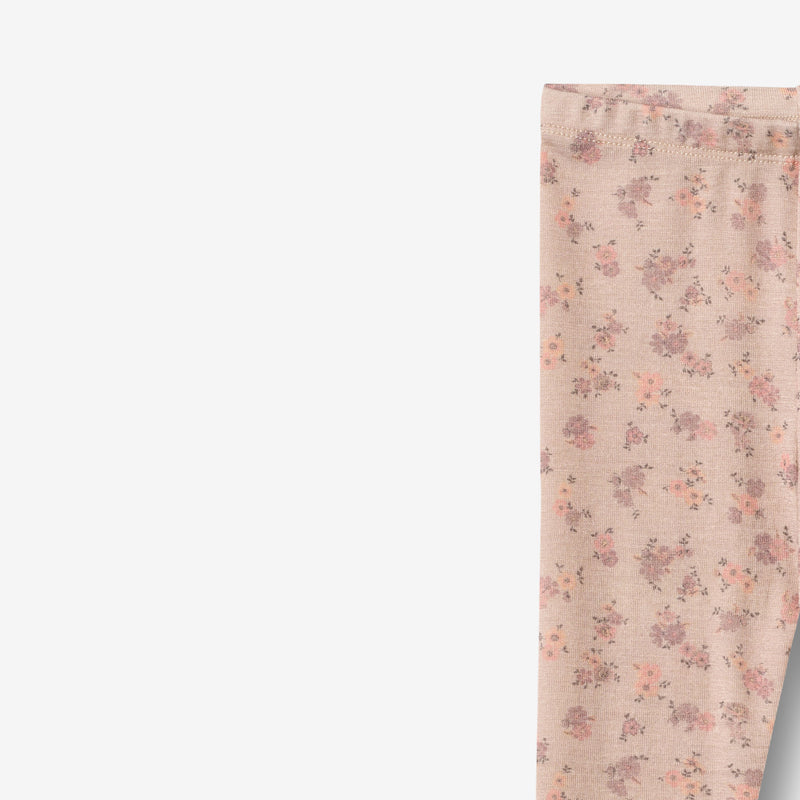 Wheat Wool Wool Leggings Agi Legging 1358 lilac flowers