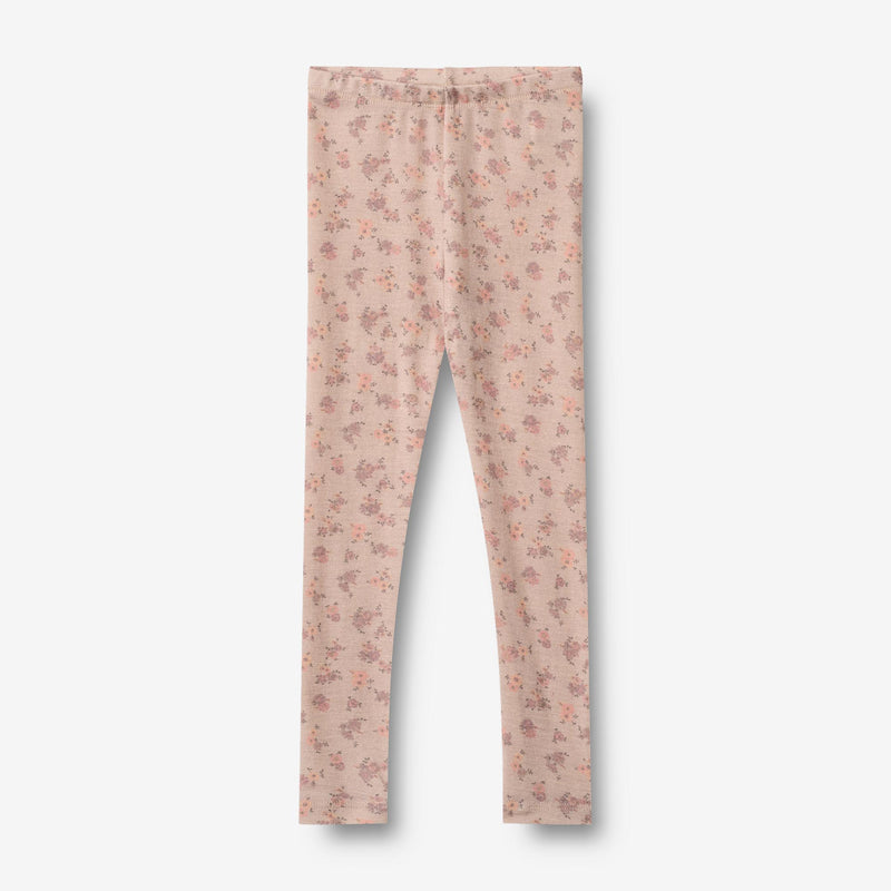 Wheat Wool Wool Leggings Agi Legging 1358 lilac flowers