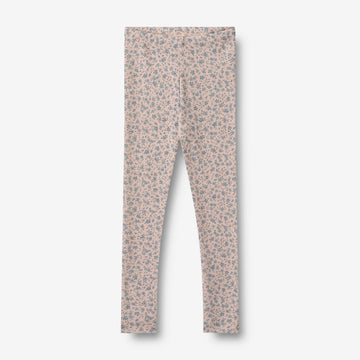 Wheat Wool Wool Leggings Agi Legging 1481 blue flowers
