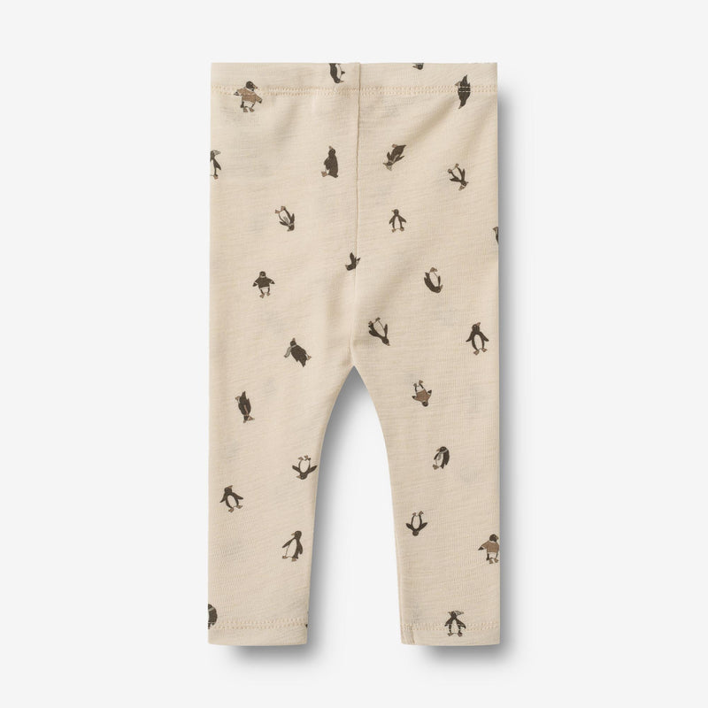 Wheat Wool Wool Leggings Agi | Baby Legging 9564 penguins