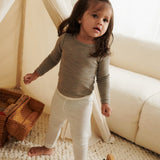 Wheat Wool Wool Leggings Agi | Baby Leggings 1141 eggshell melange