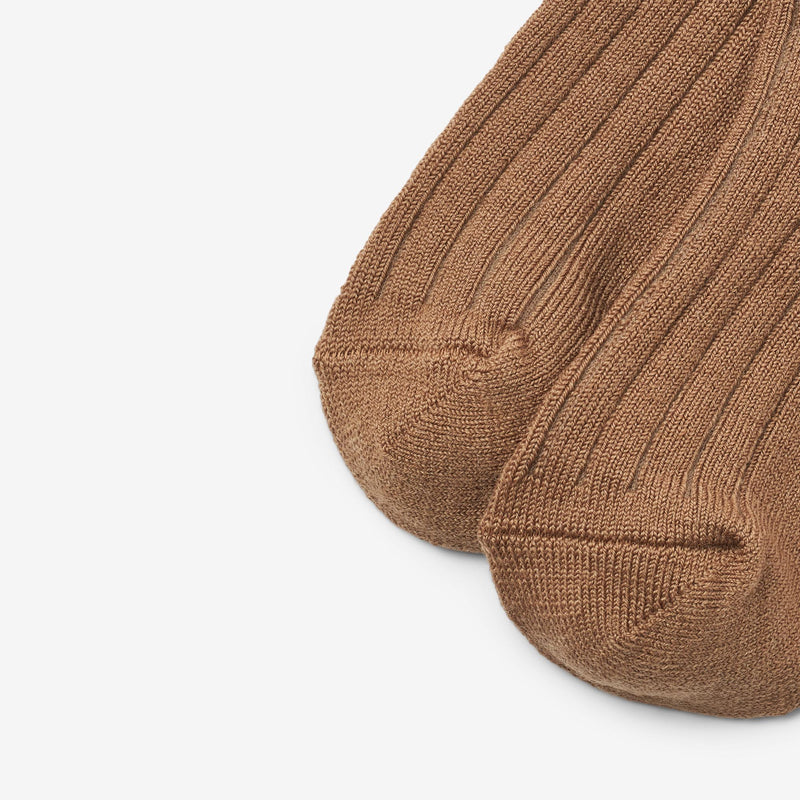 Wheat Main Wool Rib Socks Vilde Socks/Tights 5073 caramel