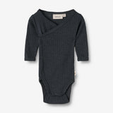 Wheat Wool Wool Silk Body L/S Willow Underwear/Bodies 1432 navy