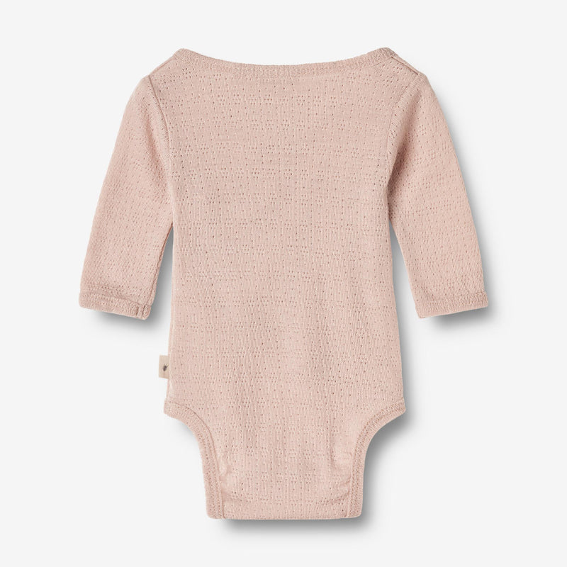 Wheat Wool Wool Silk Body L/S Willow Underwear/Bodies 1356 pale lilac