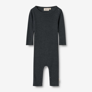 Wheat SMU Wool Silk Jumpsuit Frankie Jumpsuit 1432 navy