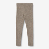 Wheat SMU Wool Silk Leggings Agi Legging 3204 khaki melange