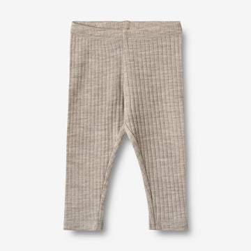 Wheat Main Wool Silk Leggings Agi Legging 3204 khaki melange