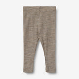 Wheat SMU Wool/Silk Leggings Agi | Baby Legging 3204 khaki melange