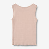 Wheat Wool Wool Silk Singlet Cilia Jersey Tops and T-Shirts 1356 pale lilac