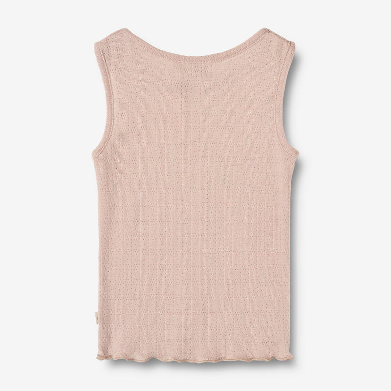 Wheat Wool Wool Silk Singlet Cilia Jersey Tops and T-Shirts 1356 pale lilac