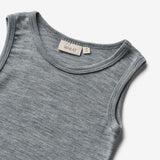 Wheat SMU Wool Singlet Iggy T-Shirt 0224 melange grey
