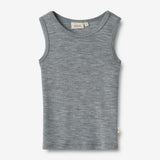 Wheat SMU Wool Singlet Iggy T-Shirt 0224 melange grey