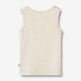 Wheat SMU Wool Singlet Iggy T-Shirt 1141 eggshell melange
