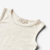 Wheat SMU Wool Singlet Iggy T-Shirt 1141 eggshell melange