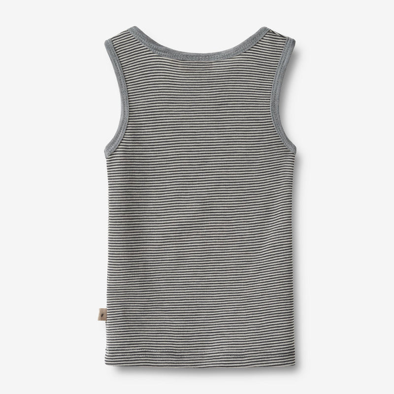 Wheat Wool Wool Singlet Iggy Jersey Tops and T-Shirts 1433 navy stripe