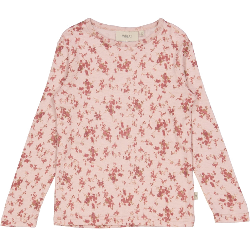 Wheat Wool Wool T-Shirt LS Jersey Tops and T-Shirts 2475 rose flowers