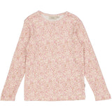 Wheat Wool Wool T-Shirt LS Jersey Tops and T-Shirts 9056 ivory flowers