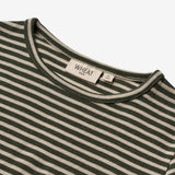 Wheat Wool Wool T-Shirt LS Jersey Tops and T-Shirts 4142 green stripe
