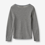 Wheat Wool Wool T-Shirt L/S Alfie Jersey Tops and T-Shirts 1433 navy stripe