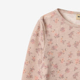 Wheat Wool Wool T-Shirt L/S Alfie Jersey Tops and T-Shirts 1358 lilac flowers
