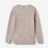 Wheat Wool Wool T-Shirt L/S Alfie Jersey Tops and T-Shirts 1481 blue flowers