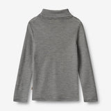 Wheat Wool Wool T-Shirt Roll Neck Aksel Jersey Tops and T-Shirts 1433 navy stripe