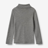 Wheat SMU Wool T-Shirt Roll Neck Aksel Jersey Tops and T-Shirts 1433 navy stripe