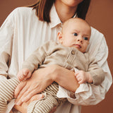 Wheat Main Wrapsuit Everest Jumpsuit 9570 stone stripe