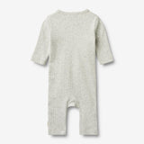 Wheat Main Wrapsuit L/S Everest Jumpsuit 0224 melange grey