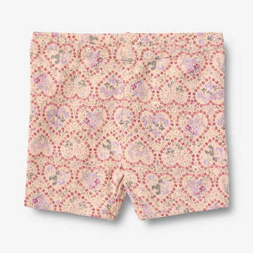 Wheat Main bike shorts Anne Shorts 9876 magenta heart flowers