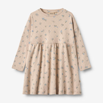Wheat Main jersey Dress L/S Emmy Dress 9573 warm sand flowers
