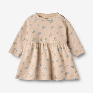 Wheat Main jersey Dress L/S Emmy Dress 9573 warm sand flowers