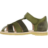 Wheat Footwear Bailey sandal suede stripes Sandals 4214 olive