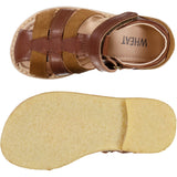 Wheat Footwear Bailey sandal suede stripes Sandals 9002 cognac