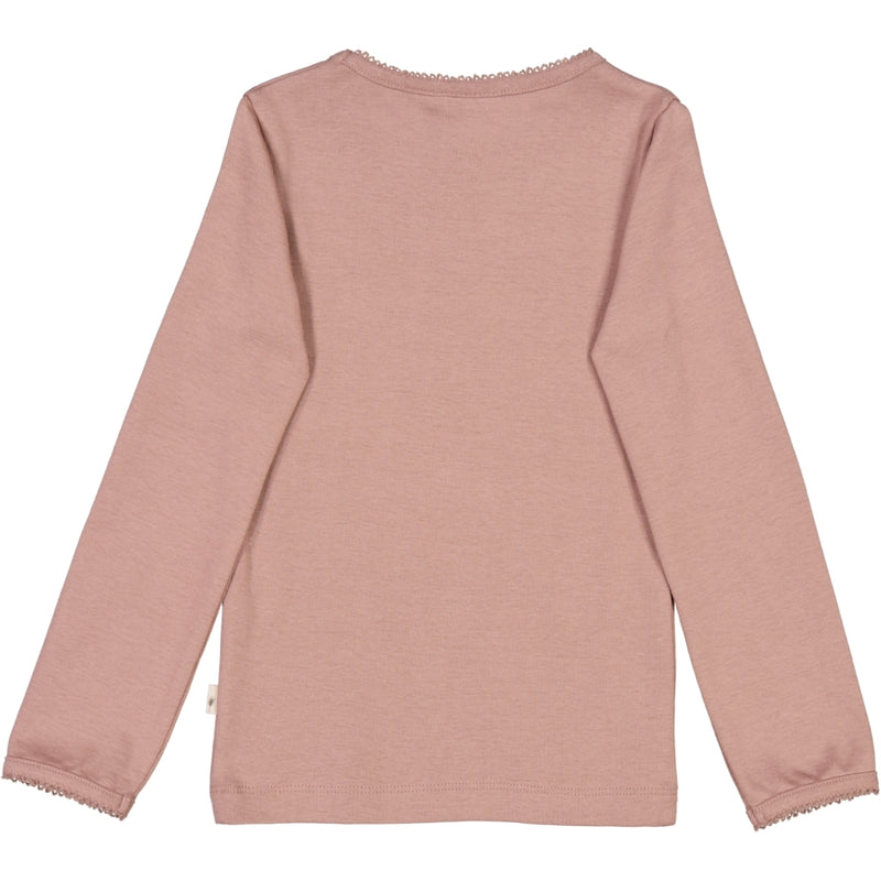 Wheat Basic Girl T-Shirt LS Jersey Tops and T-Shirts 2411 powder brown