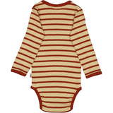 Wheat Body Placket LS Underwear/Bodies 2901 sienna stripe