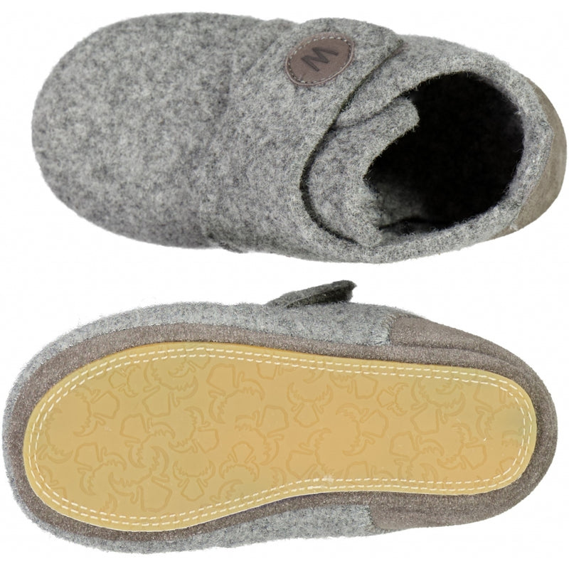 Wheat Footwear Chris Felt Home Shoe Indoor Shoes 0192 light grey