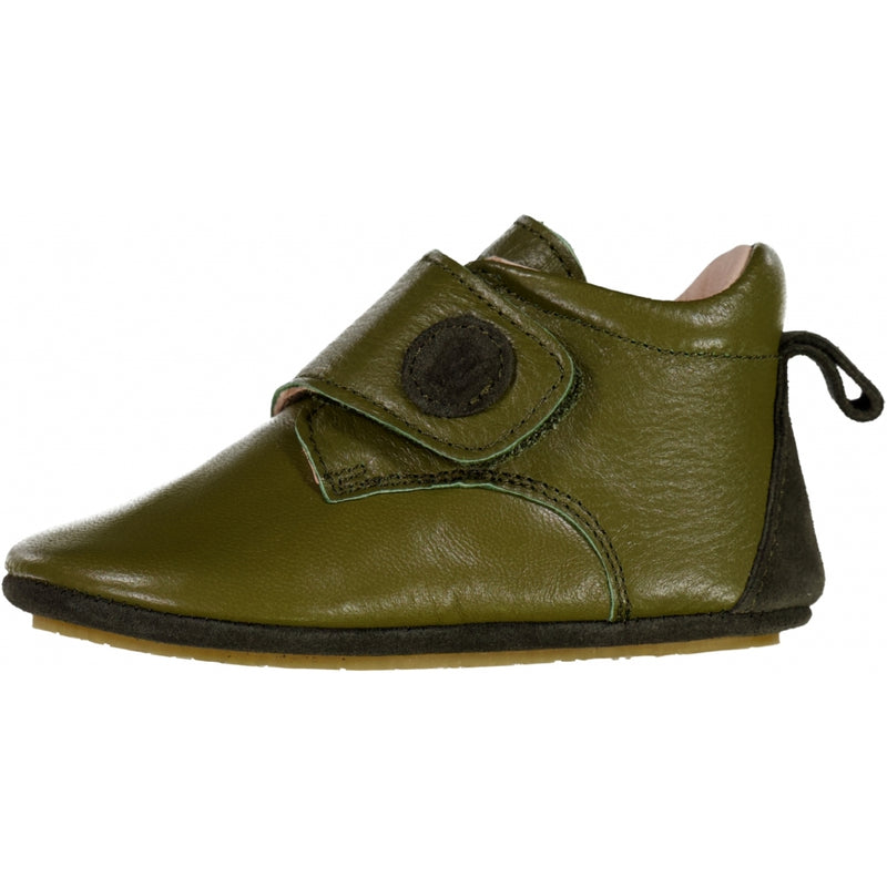 Wheat Footwear Dakota Leather Indoor Shoe Indoor Shoes 4214 olive
