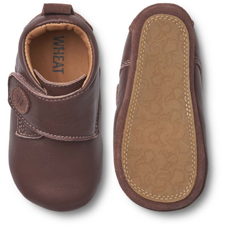 Wheat Footwear Dakota Leather Indoor Shoe Indoor Shoes 1239 dusty lilac