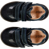 Wheat Footwear Erin Velcro Cupsole Sneakers 1432 navy