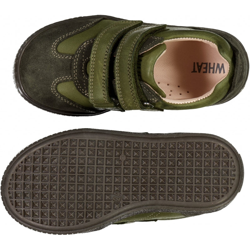 Wheat Footwear Erin Velcro Cupsole Sneakers 4214 olive