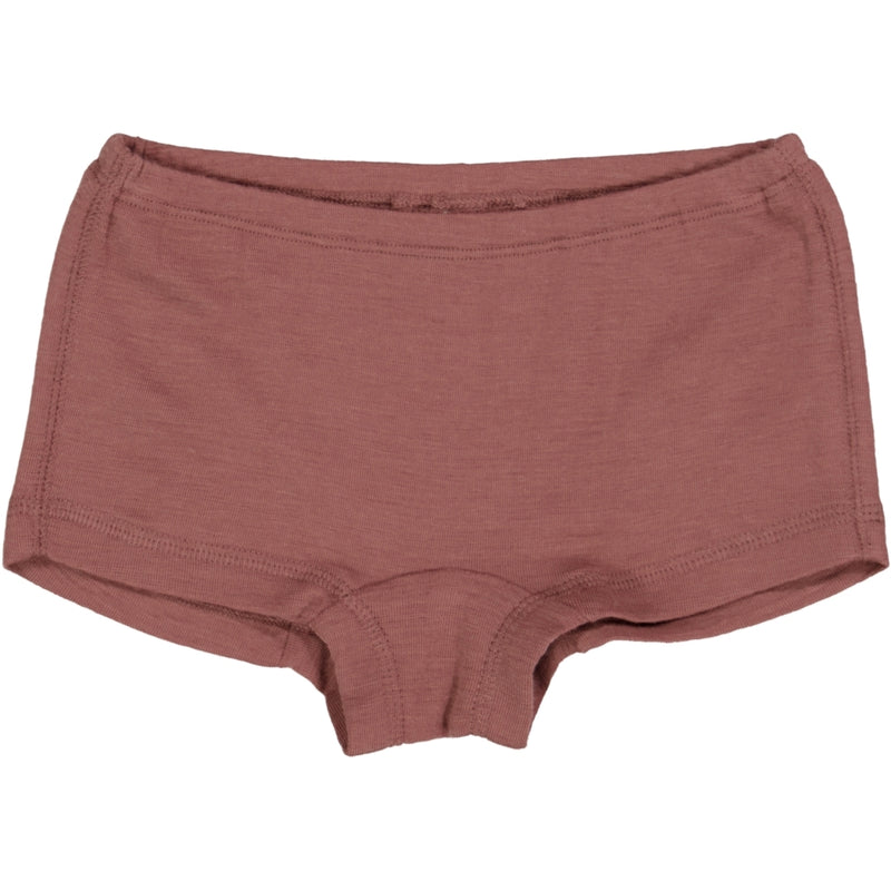 Girls Wool Panties - rose brown –