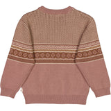 Wheat Jacquard Pullover Elias Knitted Tops 2411 powder brown