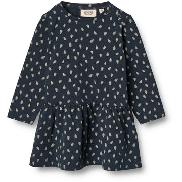 Wheat Main Jersey Dress Bessie Dresses 1435 navy sprucecone