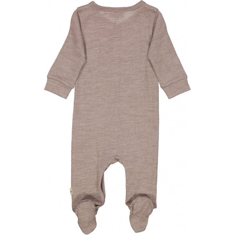 Wheat Wool Jumpsuit Ellie Wool Jumpsuits 3211 grey khaki melange
