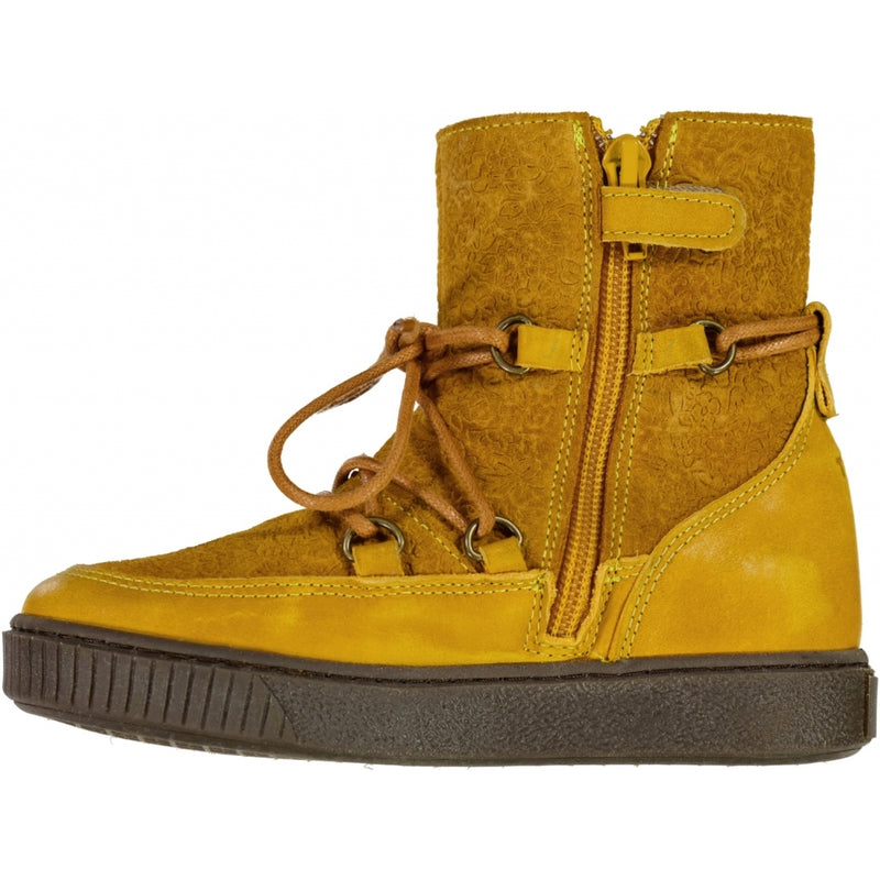 Wheat Footwear Kaya Lace Tex Bootie Winter Footwear 5120 Mustard