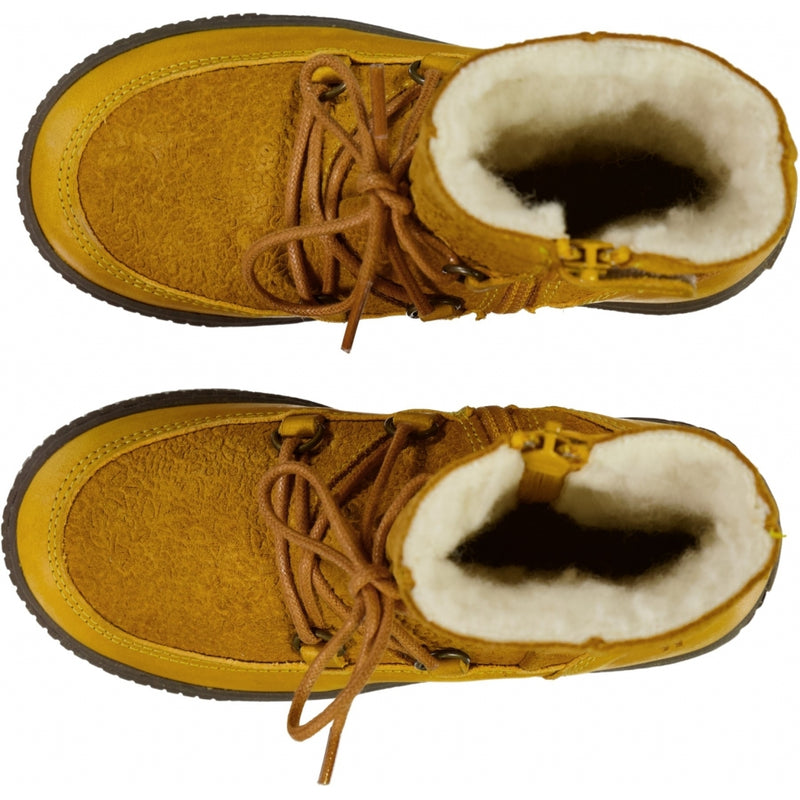 Wheat Footwear Kaya Lace Tex Bootie Winter Footwear 5120 Mustard