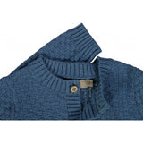 Wheat Knit Cardigan Alf Knitted Tops 9085 bluefin melange