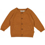 Wheat Knit Cardigan Classic Knitted Tops 3025 cinnamon melange